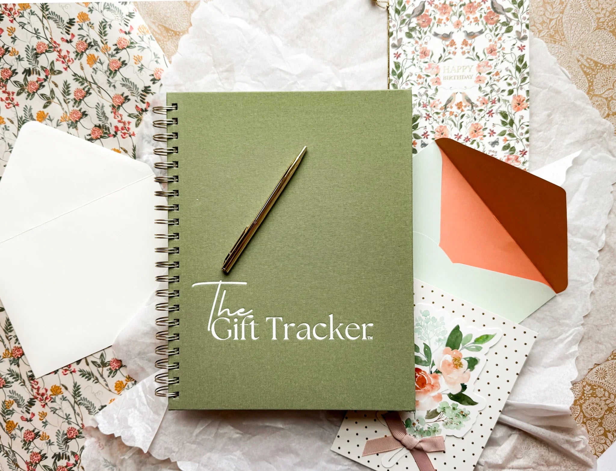 The Gift Tracker — Sage Green